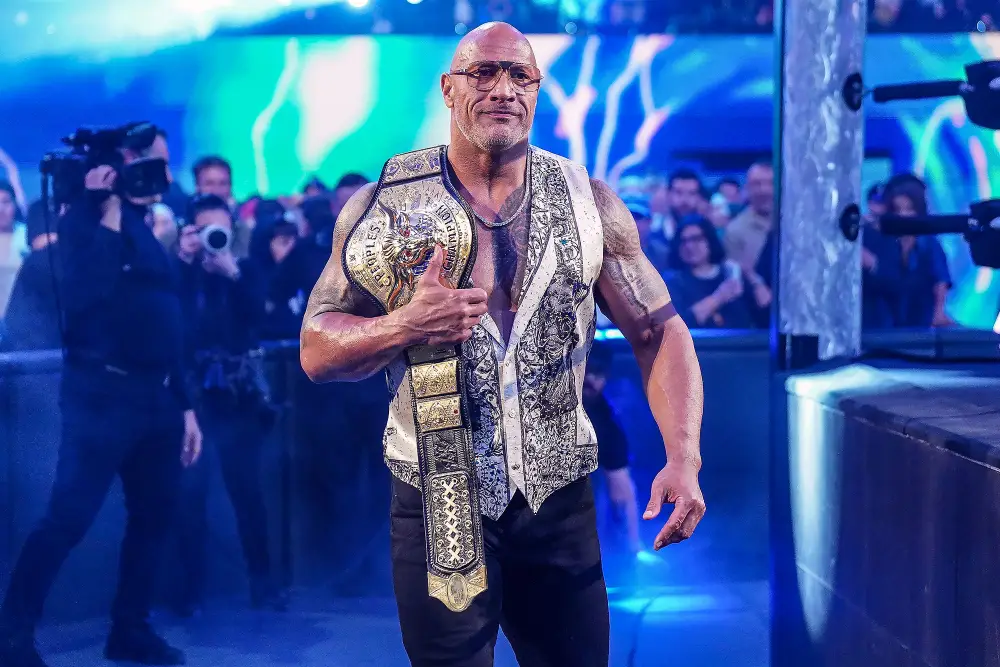 Feature Dwayne The Rock Johnson Announces Surprise WWE Return