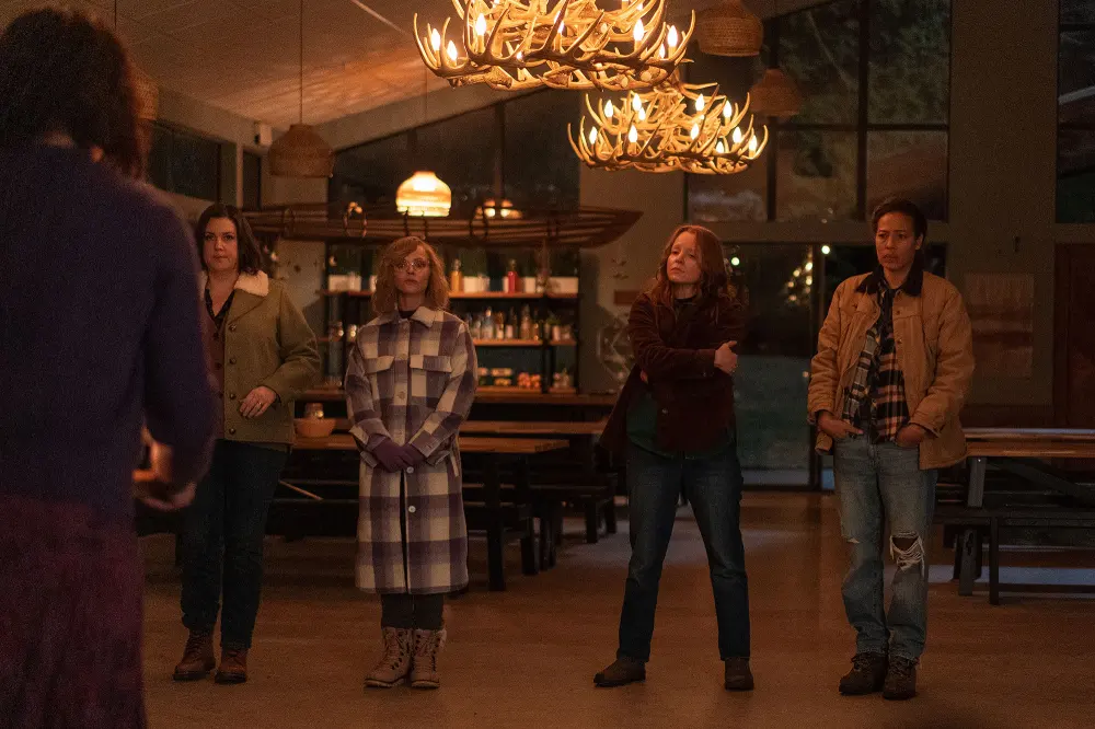 Feature Melanie Lynskey Christina Ricci Lauren Ambrose and Tawny Cypress YELLOWJACKETS