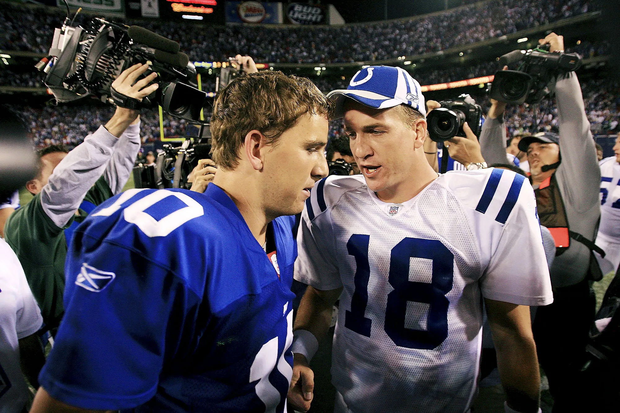 Feature Peyton Manning Glad He Never Played Eli in a Super Bowl