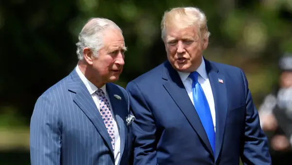 King Charles III and President Donald Trump
