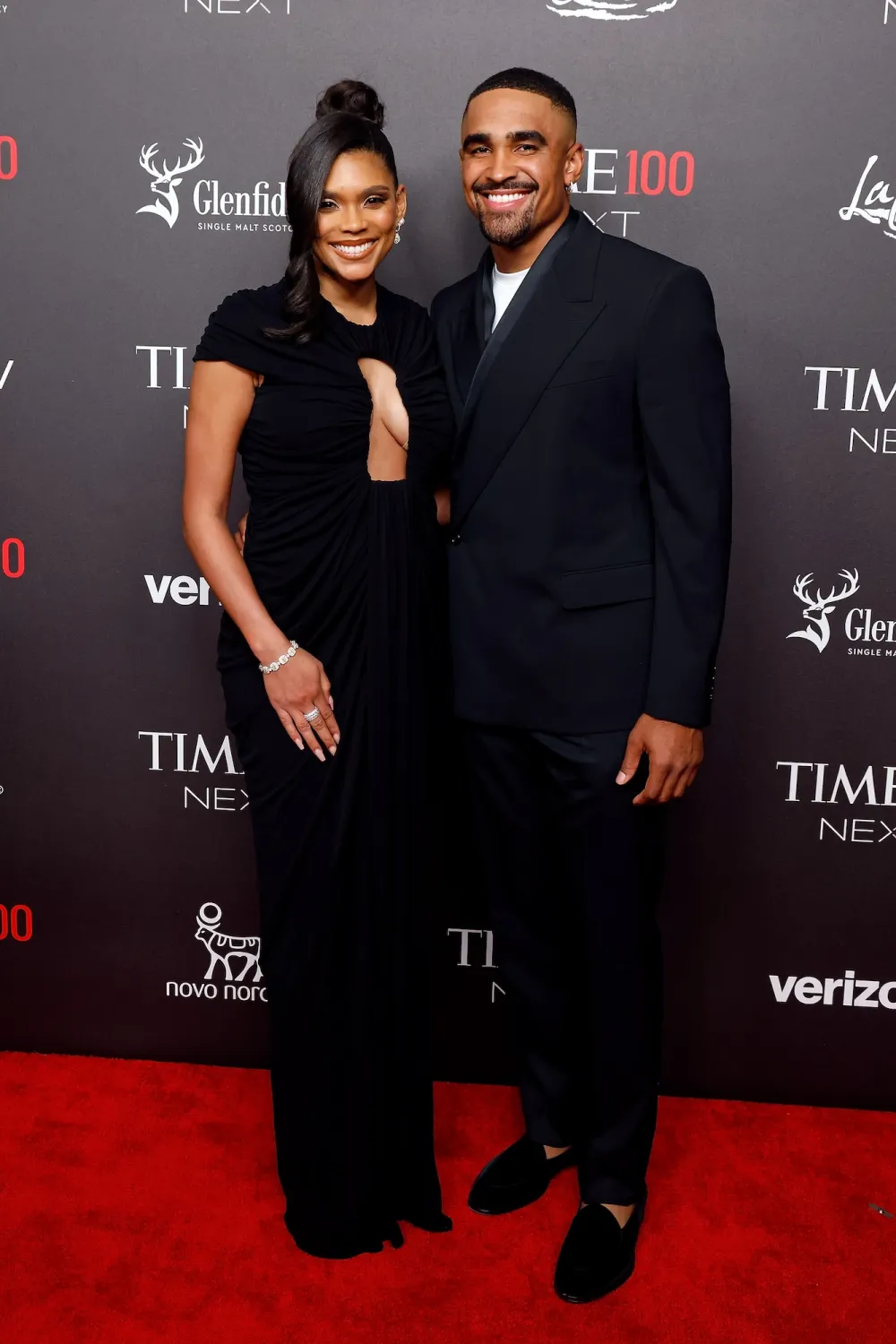 Bry Burrows and Jalen Hurts