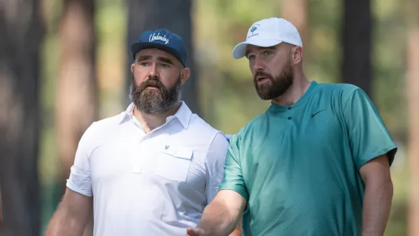 Jason Kelce and Travis Kelce