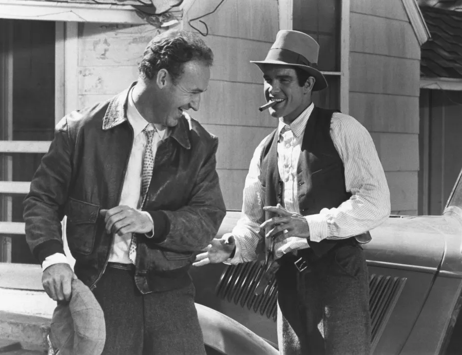 Gene Hackman and Warren Beatty in 'Bonnie and Clyde'