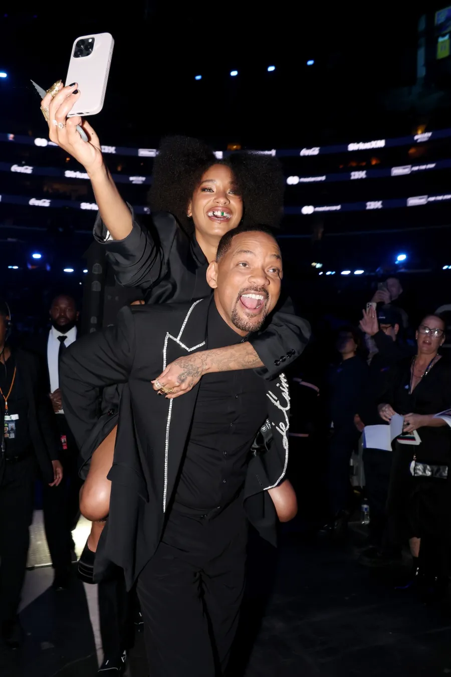 Willow Smith and Will Smith
