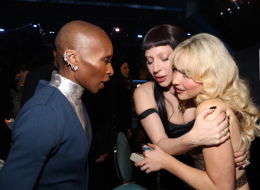 Cynthia Erivo, Lady Gaga and Sabrina Carpenter