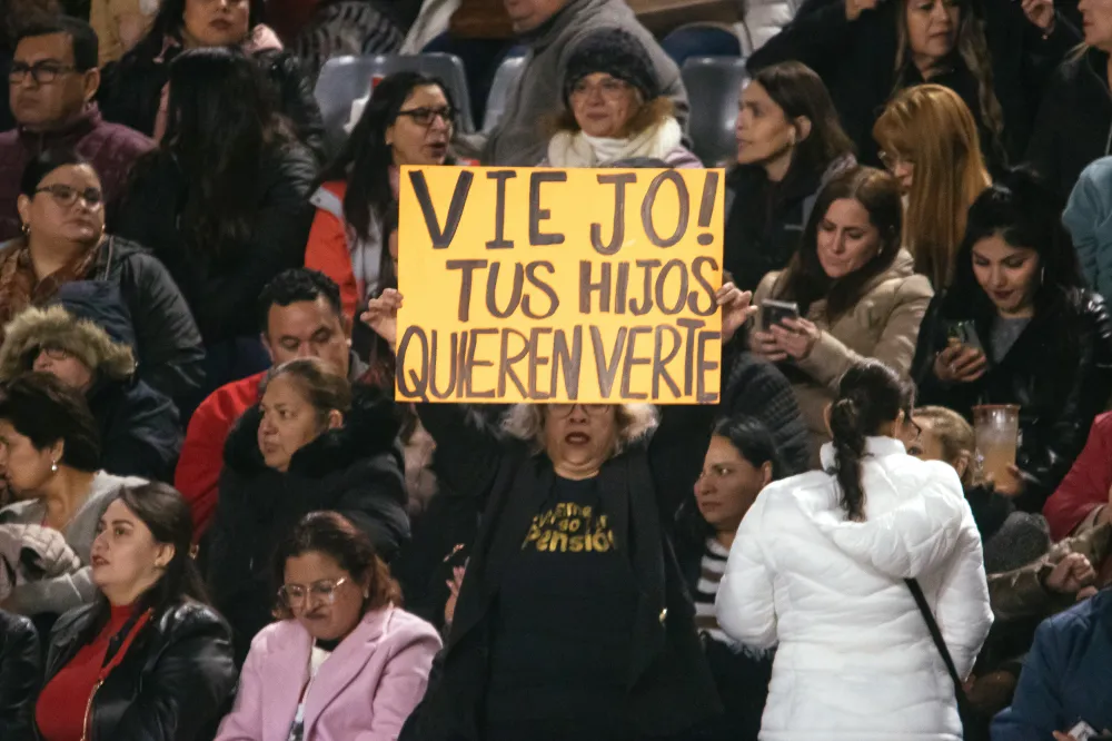 Fans de Chayanne en una presentaci&oacute;n en vivo