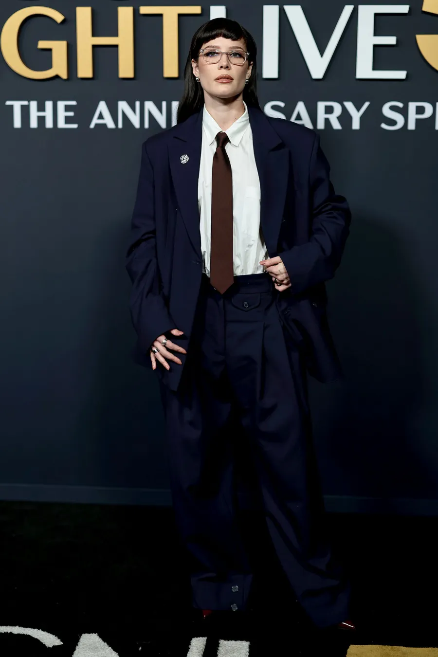 Halsey SNL50 The Anniversary Special Saturday Night Live Red Carpet Arrival SNL 50