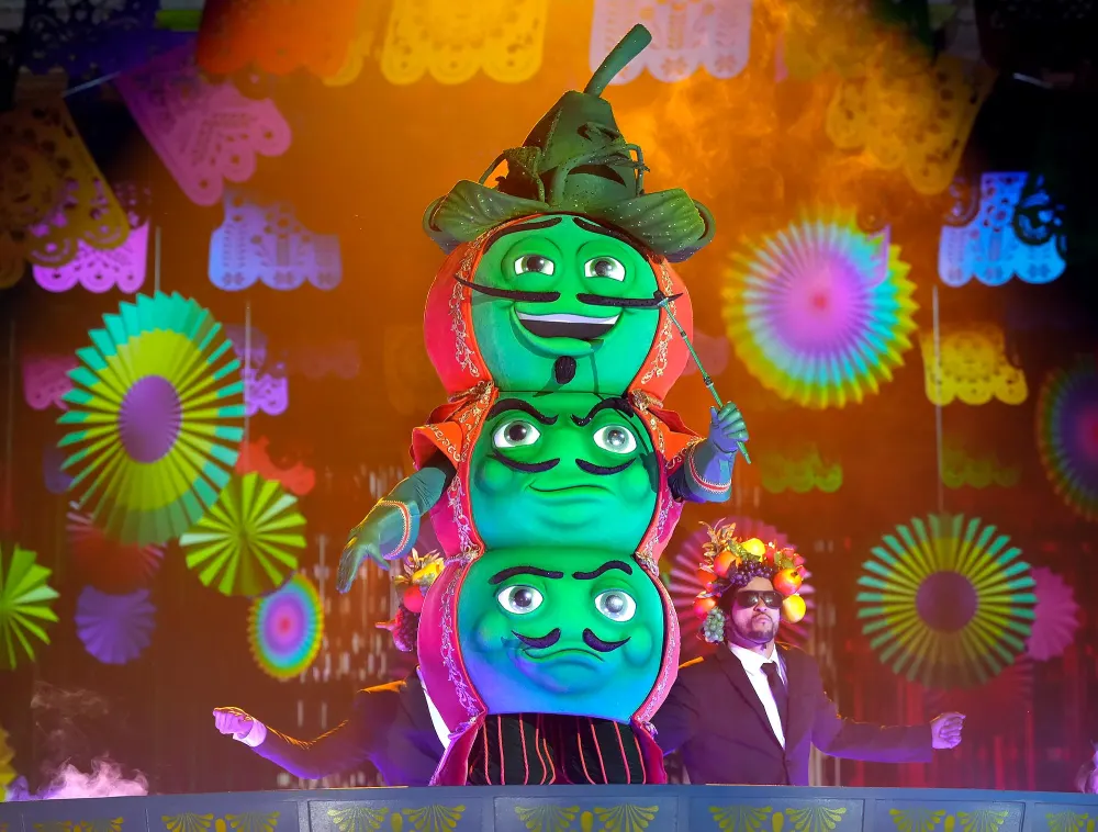 How Fuzzy Peas Athletic Past Prepared Him for The Masked Singer