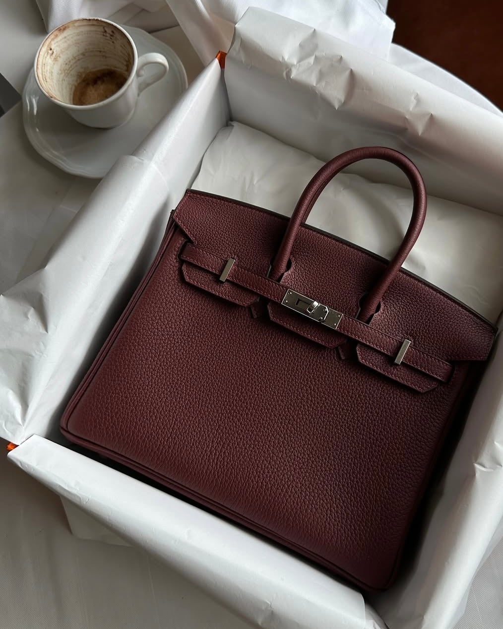hermès rouge sellier birkin palladium hardware