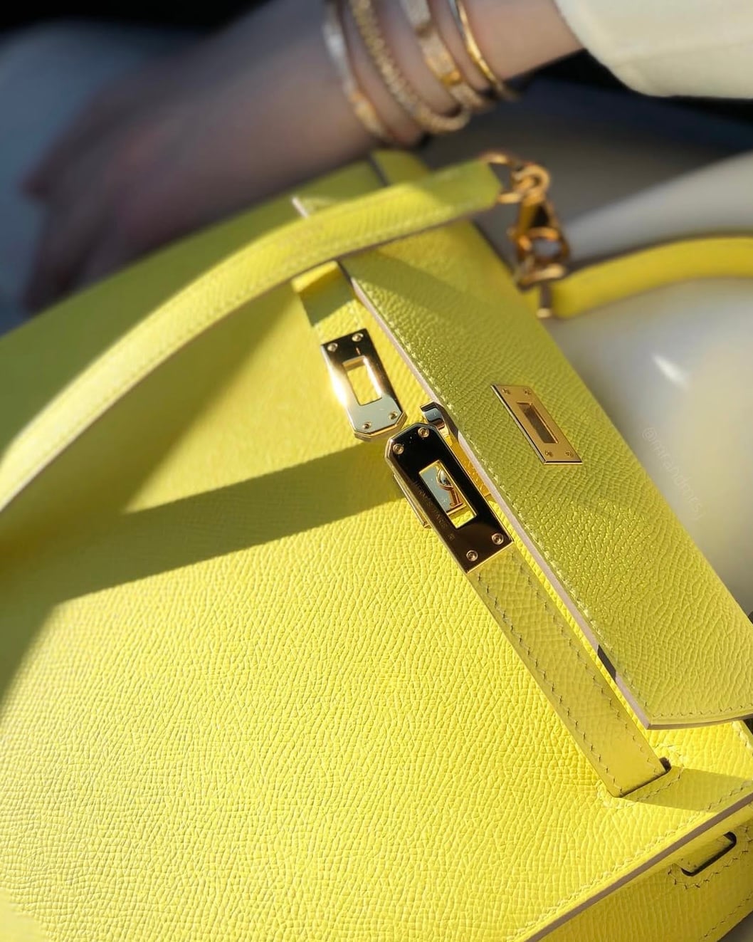 hermès kelly 25 epsom sellier lime