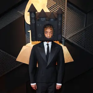 Jaden Smith 2025 GRAMMYS Jayden Smith Turns Heads After Wearing a House on His Head at 2025 Grammys