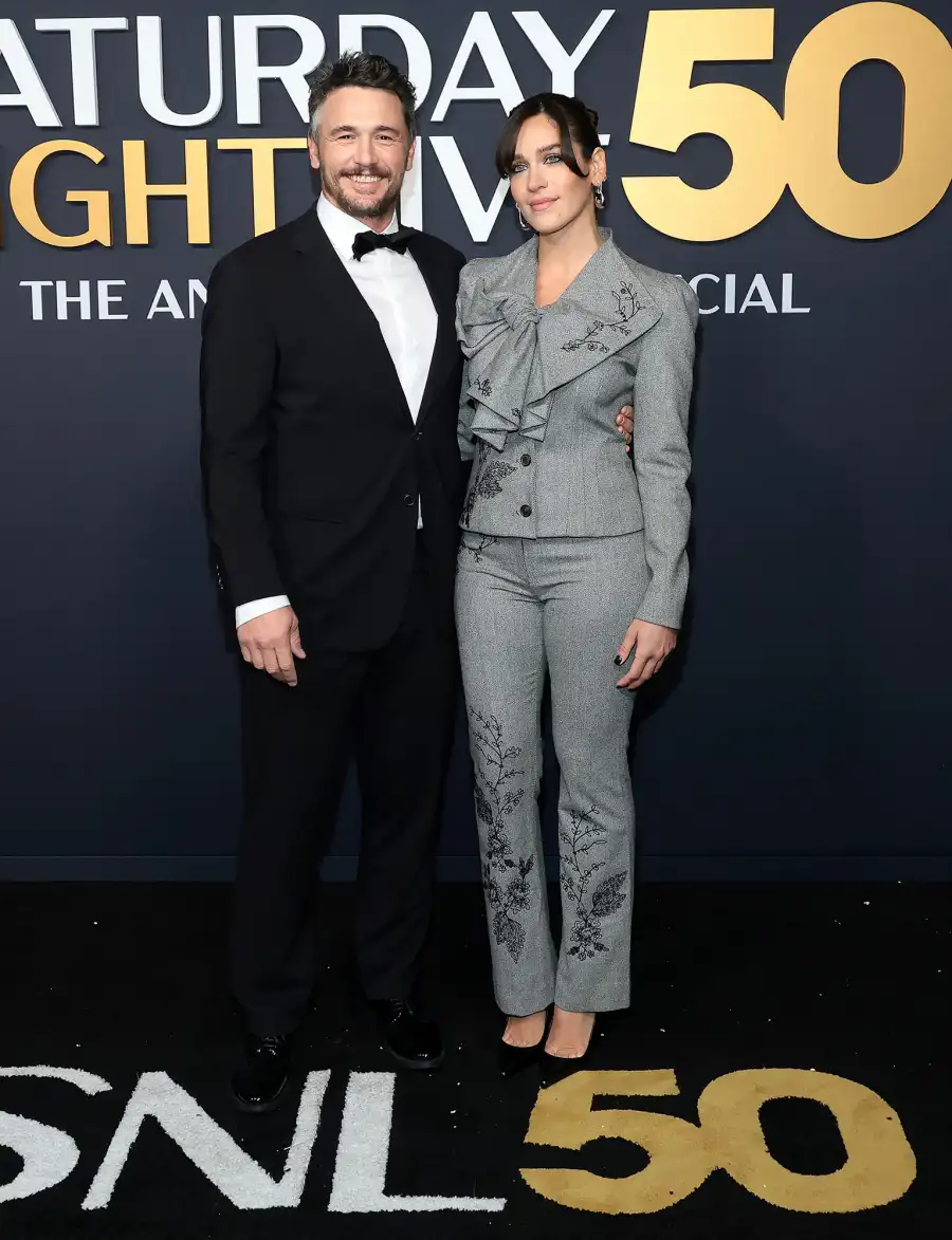 James Franco and Izabel Pakzad SNL50 The Anniversary Special Saturday Night Live Red Carpet Arrival SNL 50