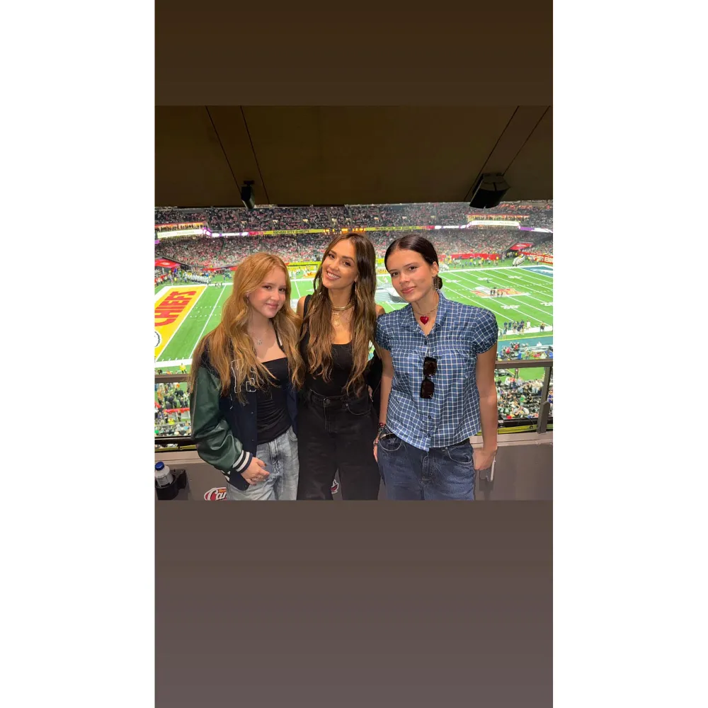 Jessica Alba Attends 2025 Super Bowl With Daughters Days After Filing for Divorce From Cash Warren