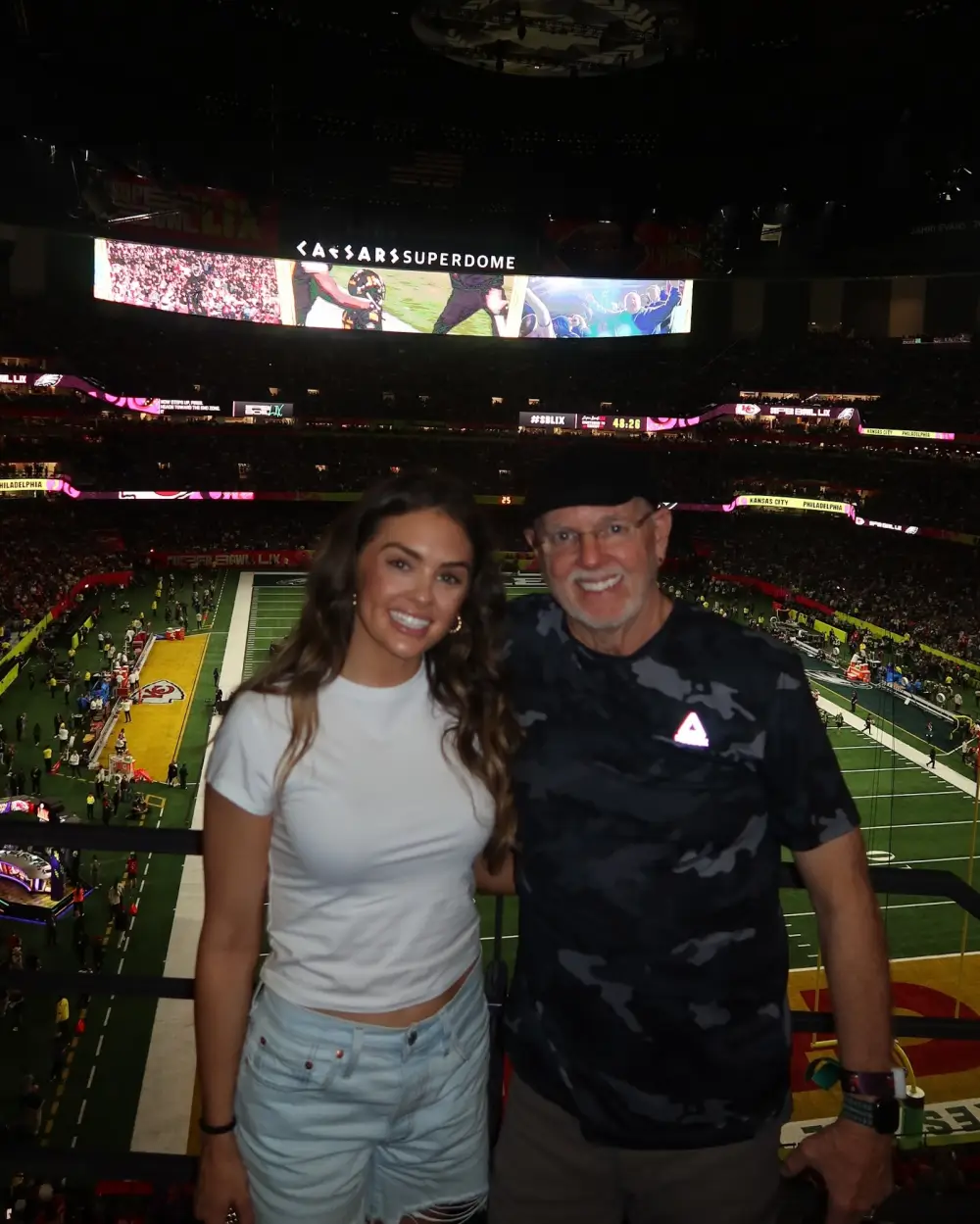 Joey Graziadei Kaitlyn Bristowe and More Bachelor Nation Stars at Super Bowl 2025