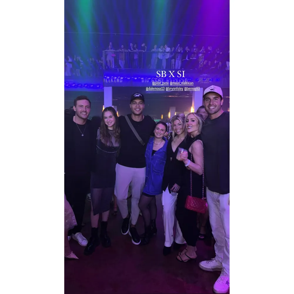 Joey Graziadei Kaitlyn Bristowe and More Bachelor Nation Stars at Super Bowl 2025