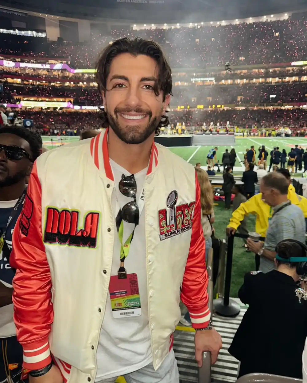 Joey Graziadei Kaitlyn Bristowe and More Bachelor Nation Stars at Super Bowl 2025