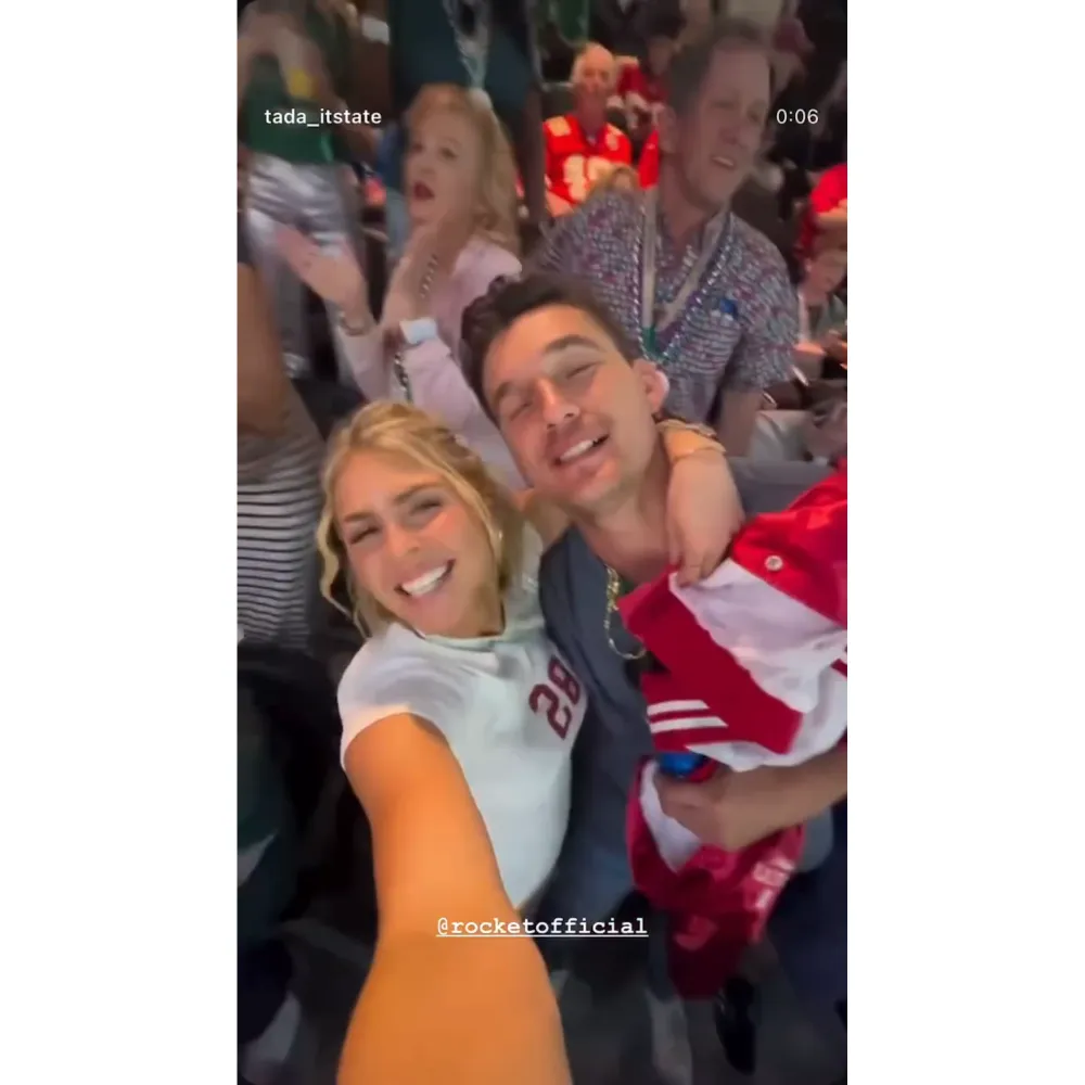 Joey Graziadei Kaitlyn Bristowe and More Bachelor Nation Stars at Super Bowl 2025