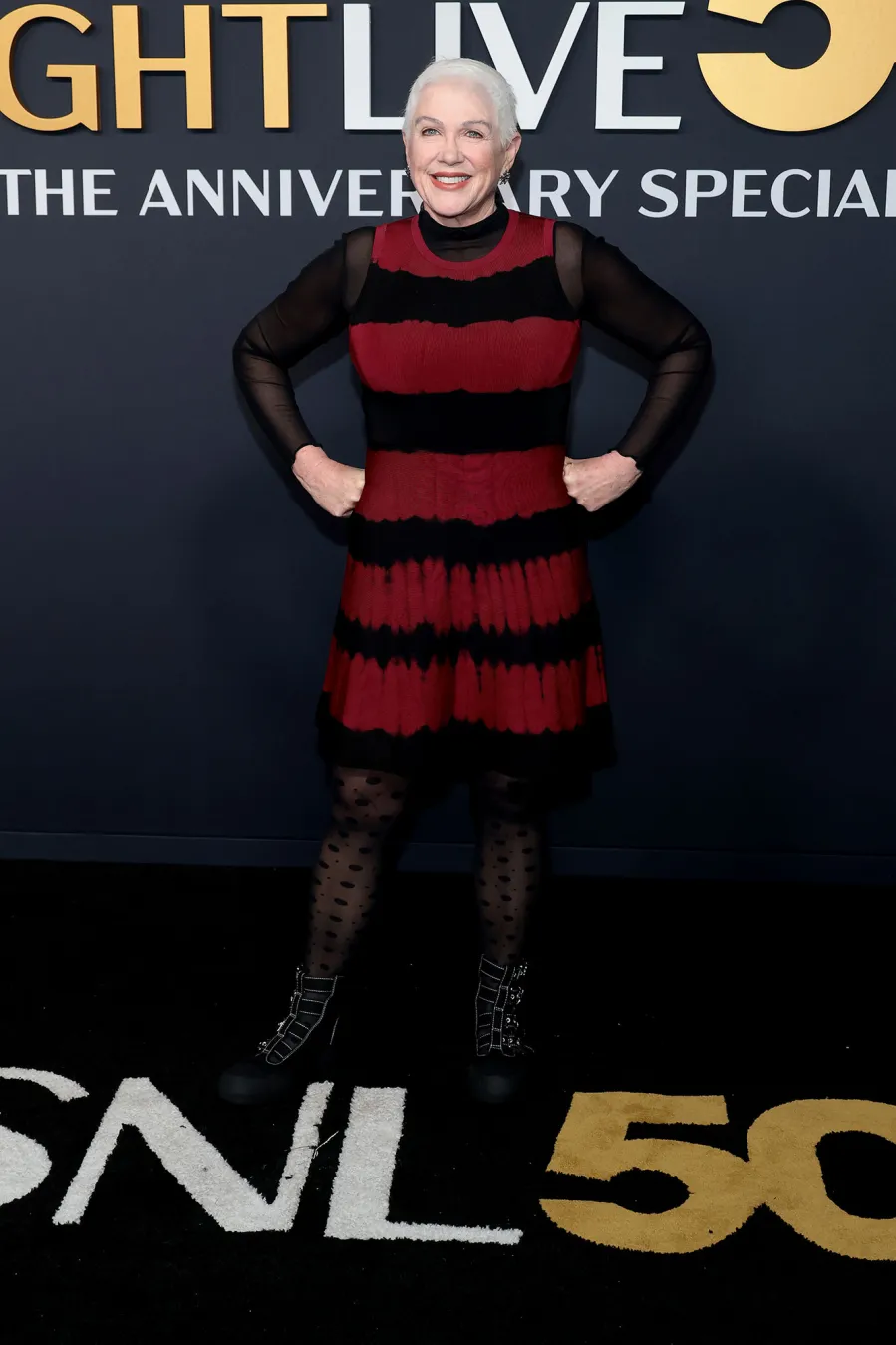 Julia Sweeney SNL50 The Anniversary Special Saturday Night Live Red Carpet Arrival SNL 50