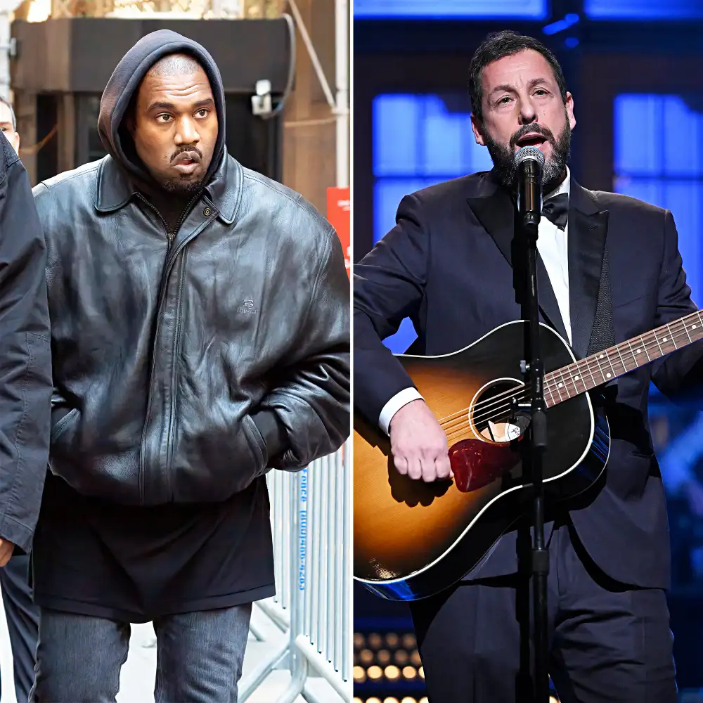 Kanye West Reacts to Adam Sandler Mentioning Him in SNL 50 Song