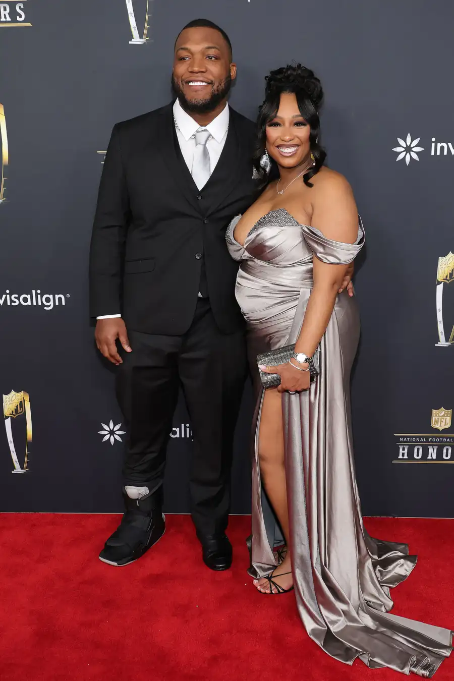 Kenny Clark and Leeyah Clark Hottest Couples at the 2024 NFL Honors