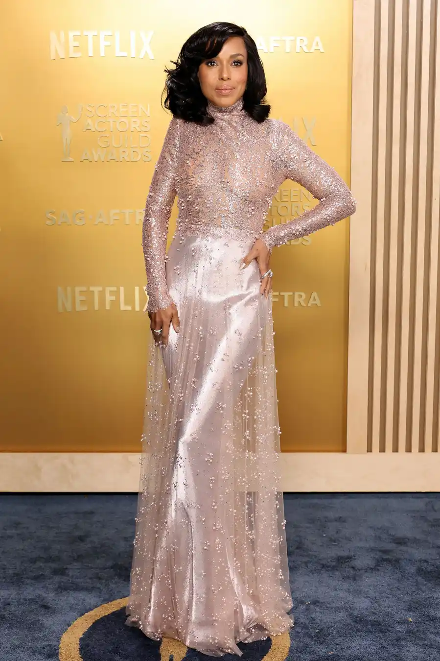 Kerry Washington Arrival Red Carpet 31st Annual Screen Actors Guild Awards 2025 SAG
