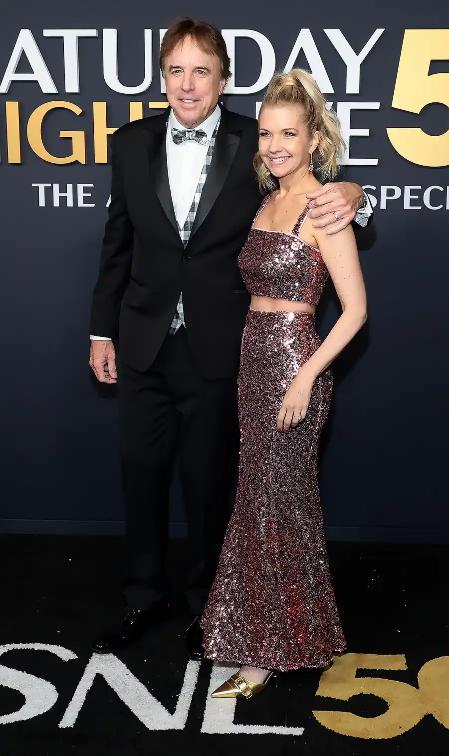 Kevin Nealon and Susan Yeagley SNL50 The Anniversary Special Saturday Night Live Red Carpet Arrival SNL 50