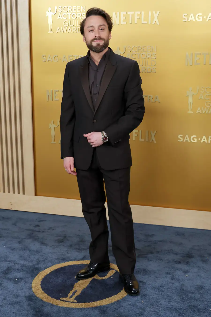 Kieran Culkin Arrival Red Carpet 31st Annual Screen Actors Guild Awards 2025 SAG