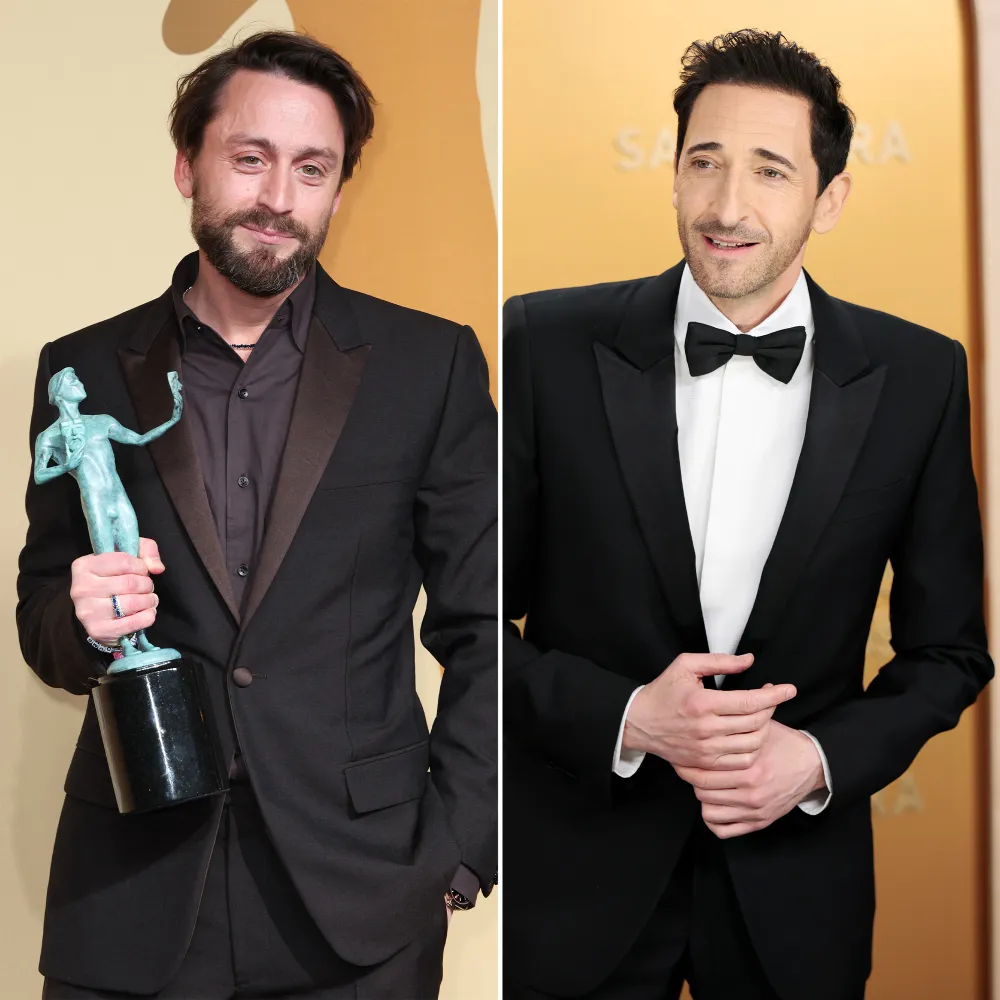Kieran Culkin Shades Adrien Brody for No Reason at 2025 SAG Awards