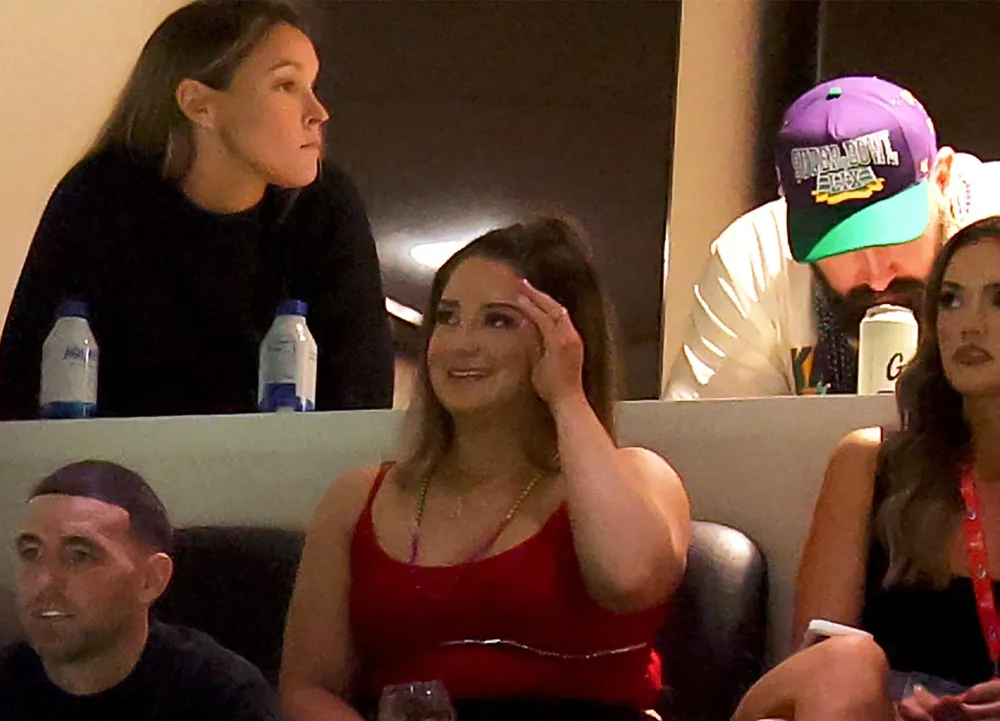 Kylie and Jason Kelce attends Super Bowl LIX at Caesars Superdome