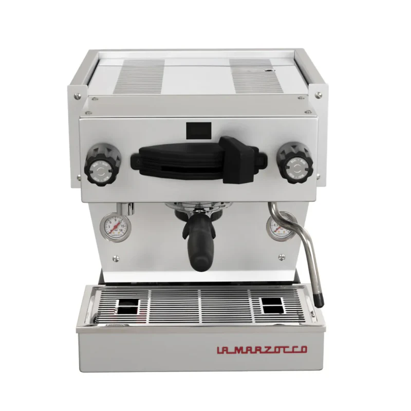 La Marzocco Linea Mini espresso machine in stainless steel