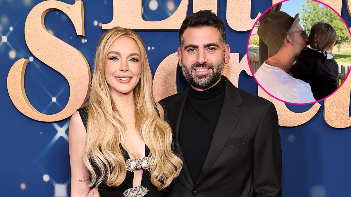 Lindsay Lohan Shares 1st Photos of Her and Husband Bader Shammas' Son Luai During Family Zoo Trip