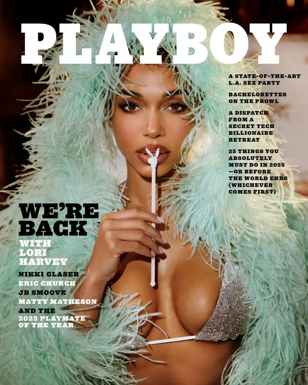 Lori Harvey Playboy 2025 Cover
