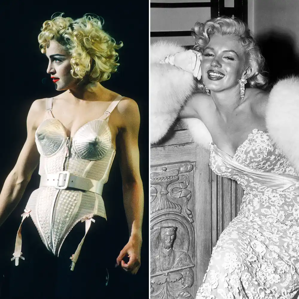 Madonna and Marilyn Monroe