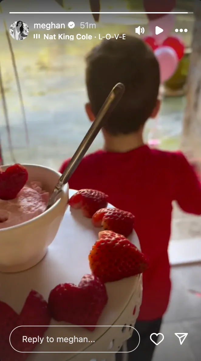 Meghan Markle shares rare glimpse of her kids in Valentines Day video