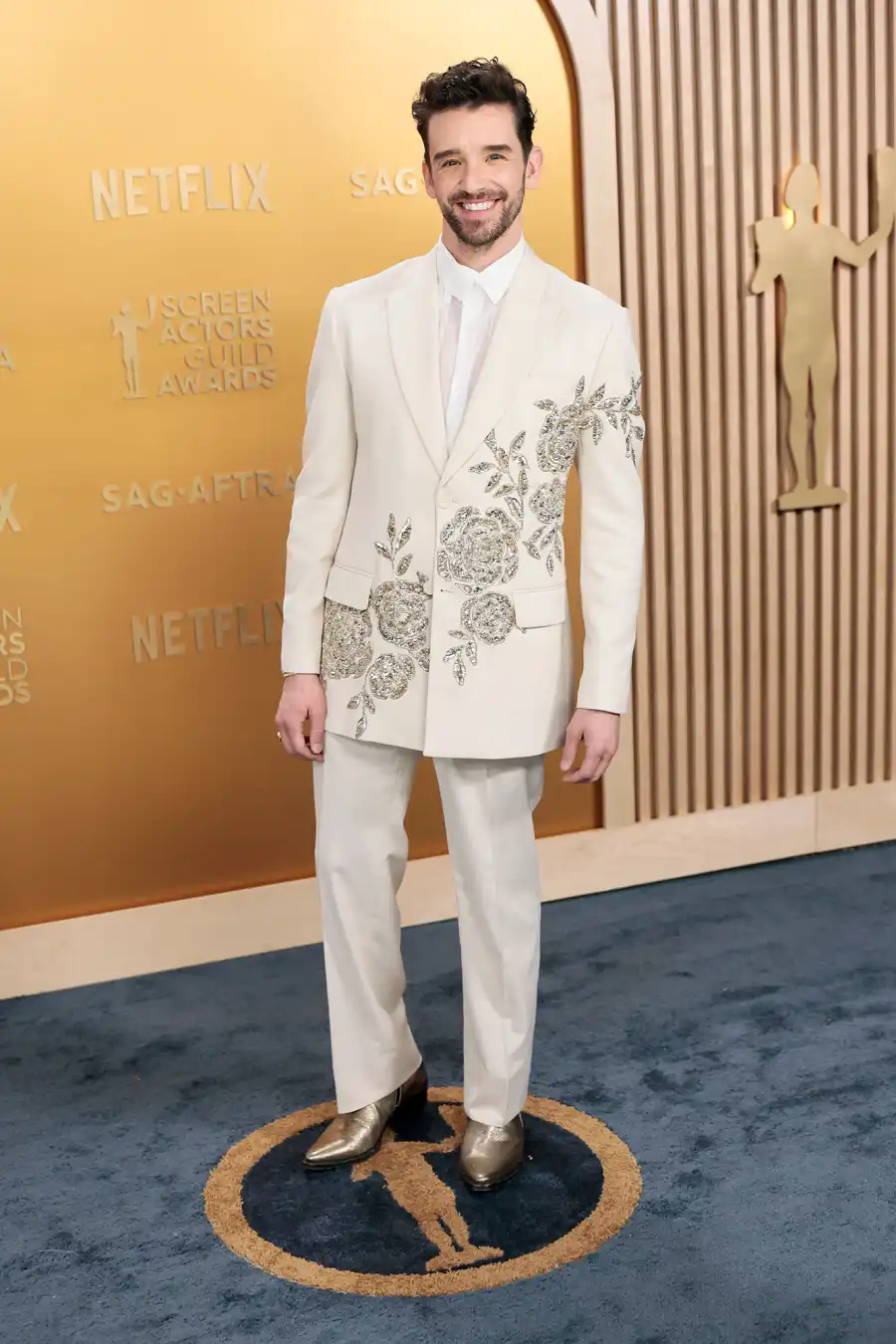 Michael Urie Arrival Red Carpet 31st Annual Screen Actors Guild Awards 2025 SAG