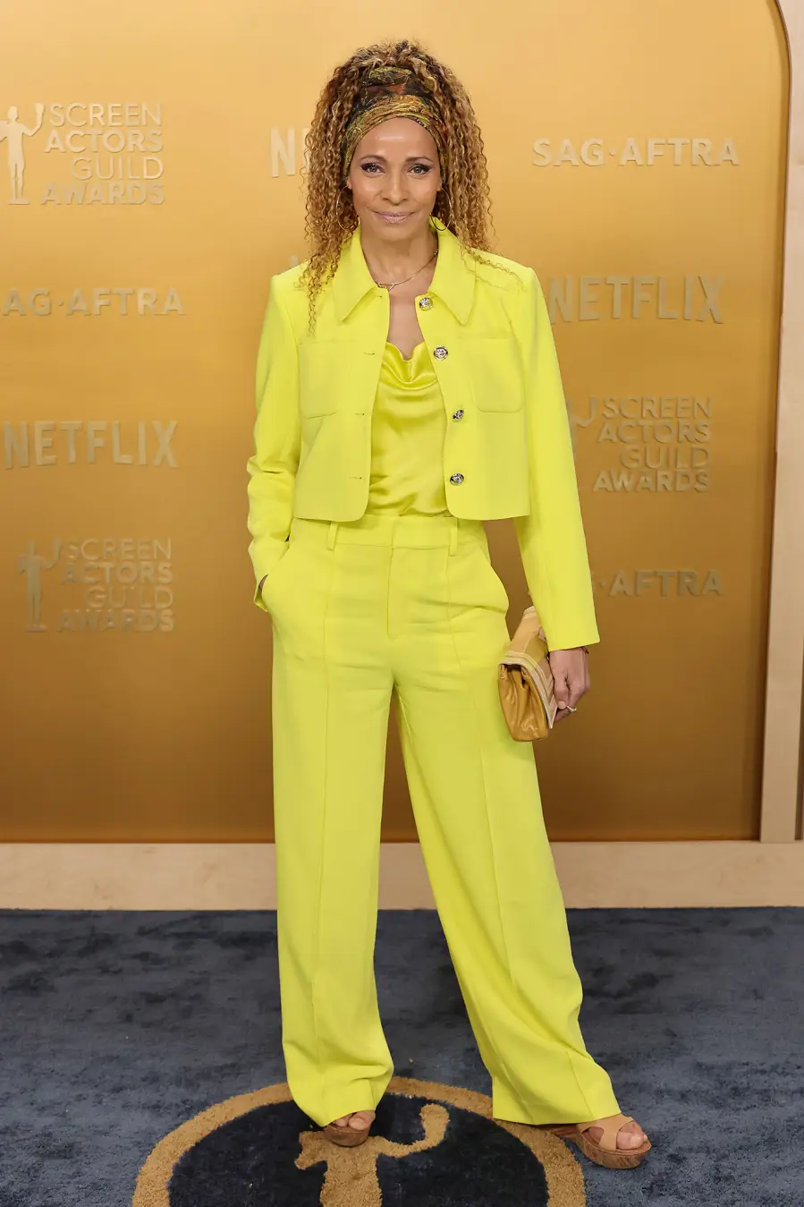 Michelle Hurd Arrival Red Carpet 31st Annual Screen Actors Guild Awards 2025 SAG