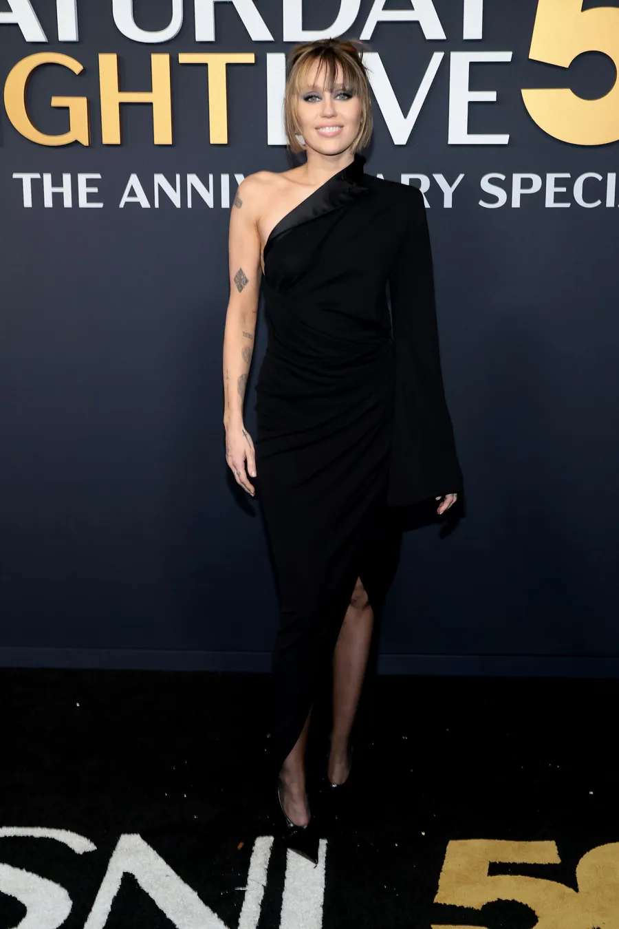 Miley Cyrus SNL50 The Anniversary Special Saturday Night Live Red Carpet Arrival SNL 50
