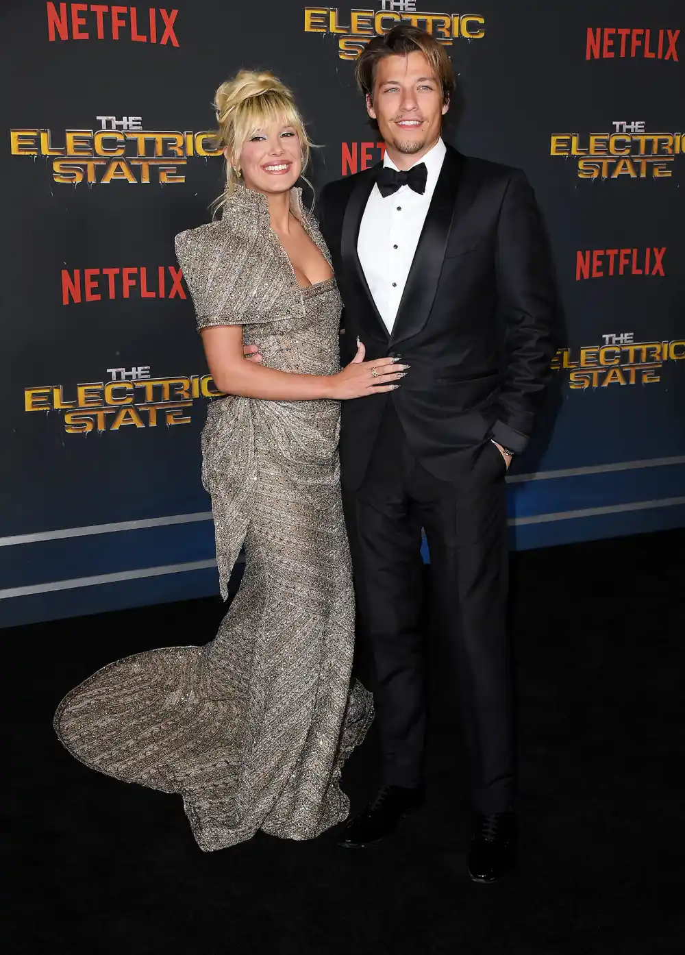 Millie Bobby Brown and Jake Bongiovi Electric State Premiere