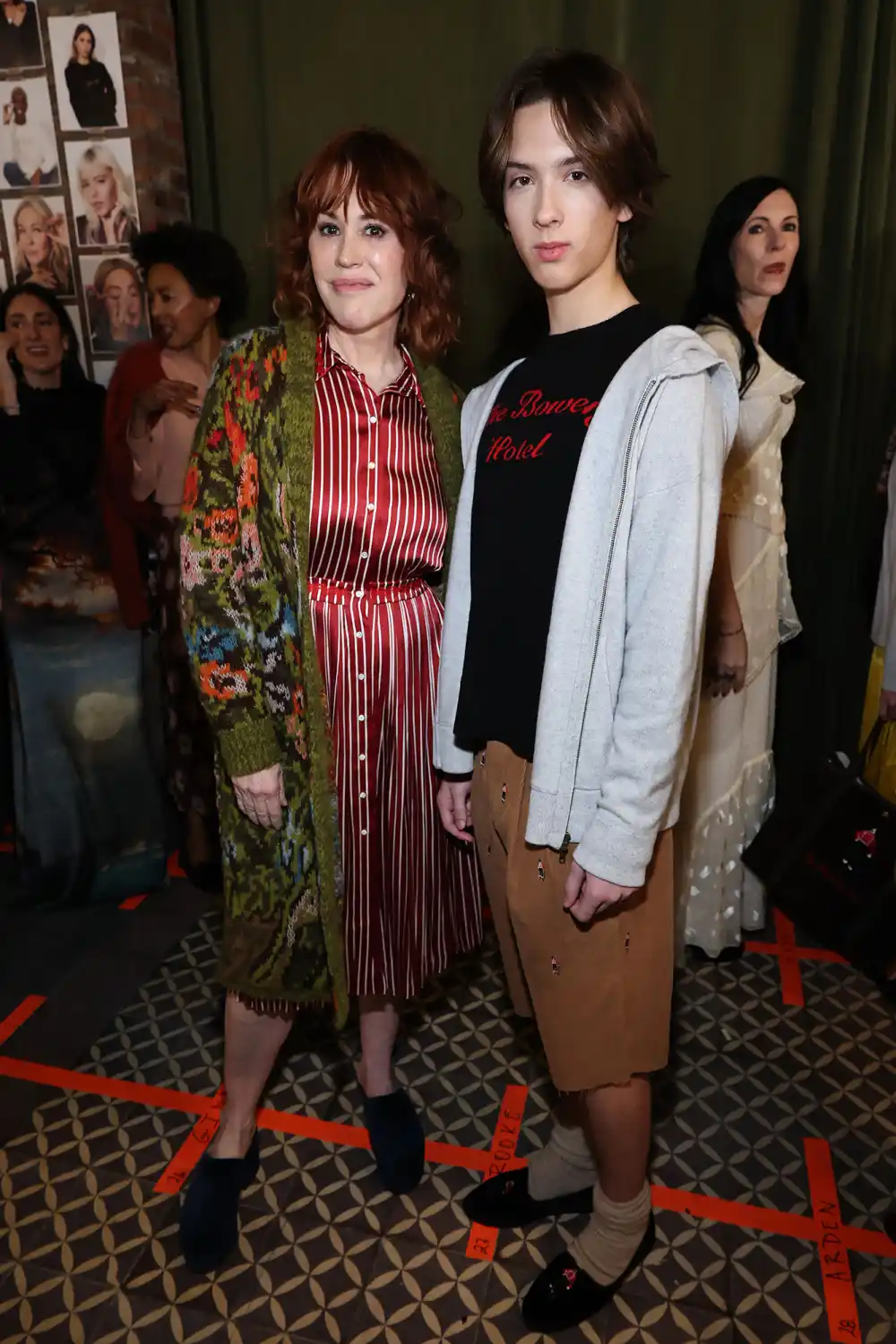 Molly Ringwald and Son Roman Walk the Runway Together During NYFW 2