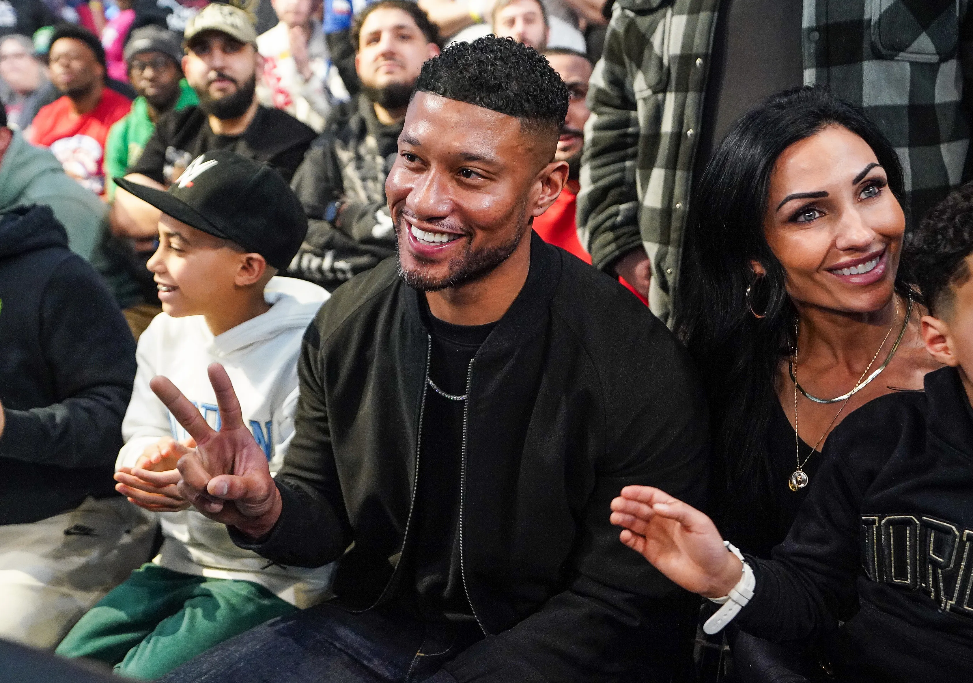 Notre Dame Football Head Coach Marcus Freeman Attends WWE Royal Rumble With Family