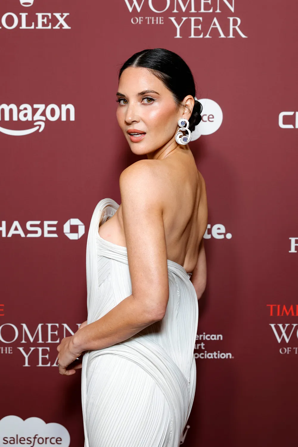 Olivia Munn Slays in White Gown at 2025 TIME Women of the Year