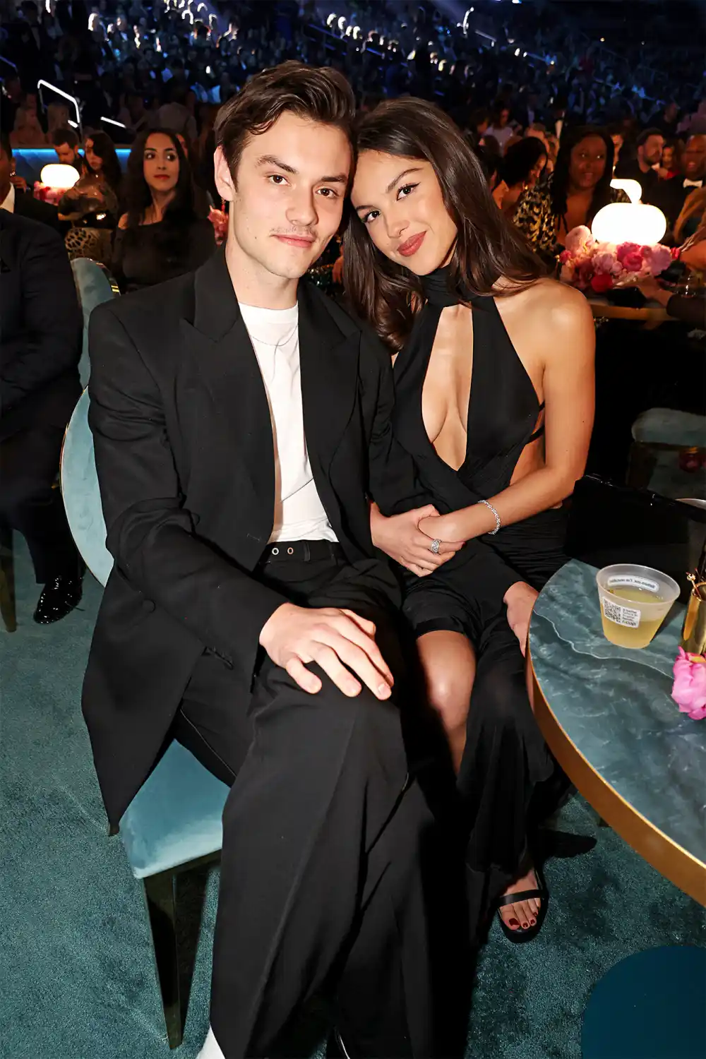 Olivia Rodrigo and Boyfriend Louis Partridge Are All Smiles at 2025 Grammys