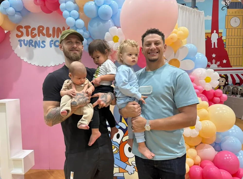 Patrick Mahomes Shows Off Cropped Haircut During Daughter Sterling's Birthday Party