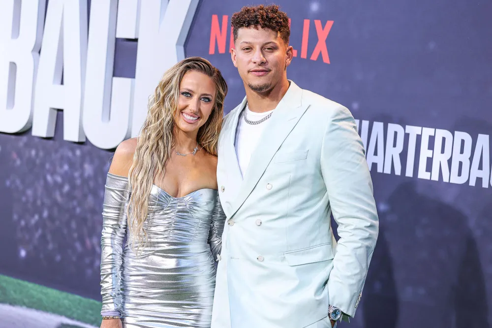 Patrick Mahomes and Wife Brittany s 3 Week Old Baby Golden Will Attend Super Bowl 2025 746