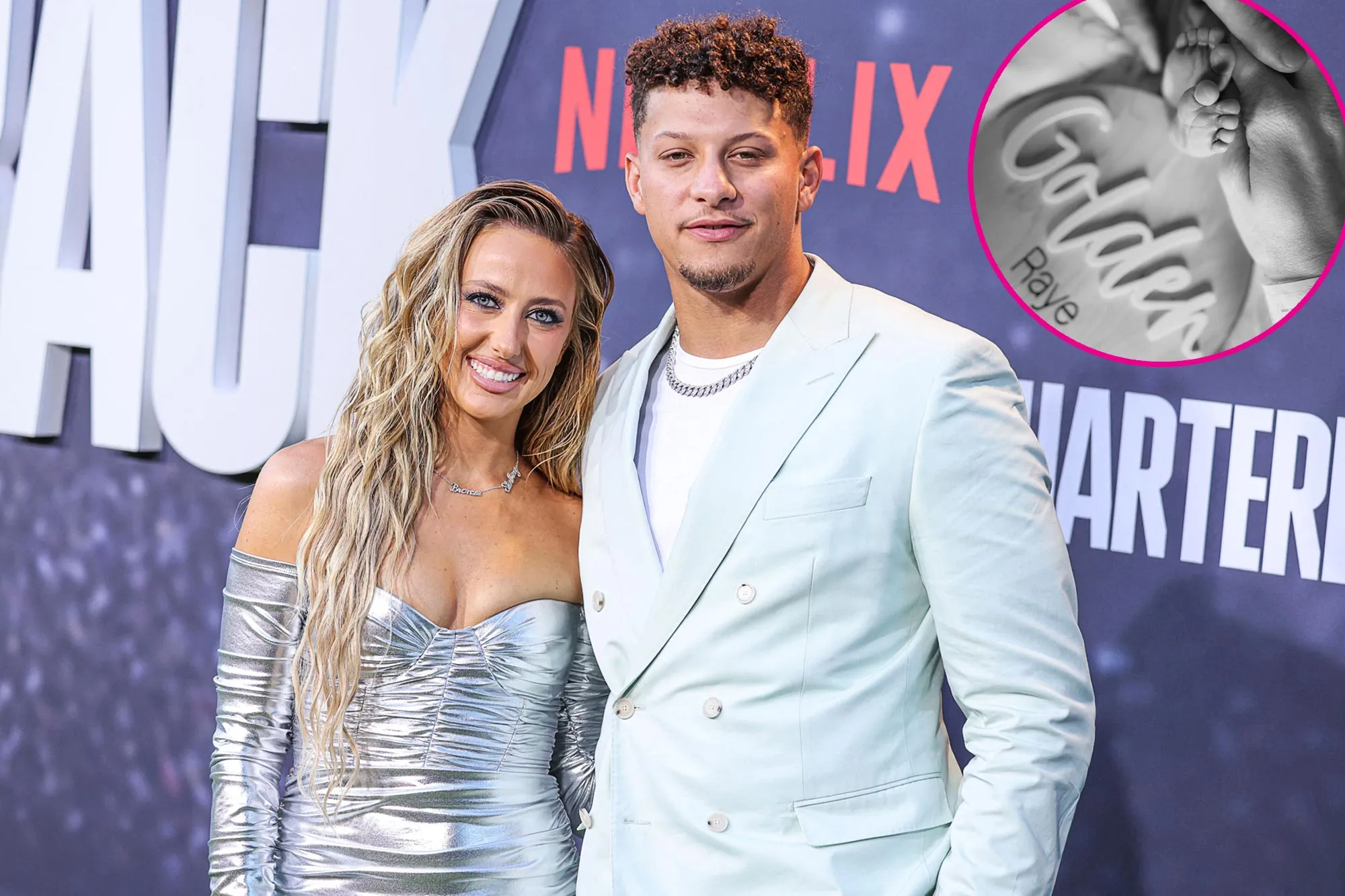 Patrick Mahomes and Wife Brittany s 3 Week Old Baby Golden Will Attend Super Bowl 2025 748