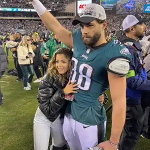 Philadelphia Eagles Tight End Dallas Goedert and GF Aria Meyer Relationship Timeline