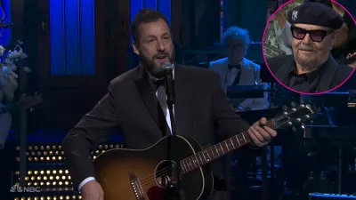 Promo Adam Sandler Shouts Out Jack Nicholson SNL 50