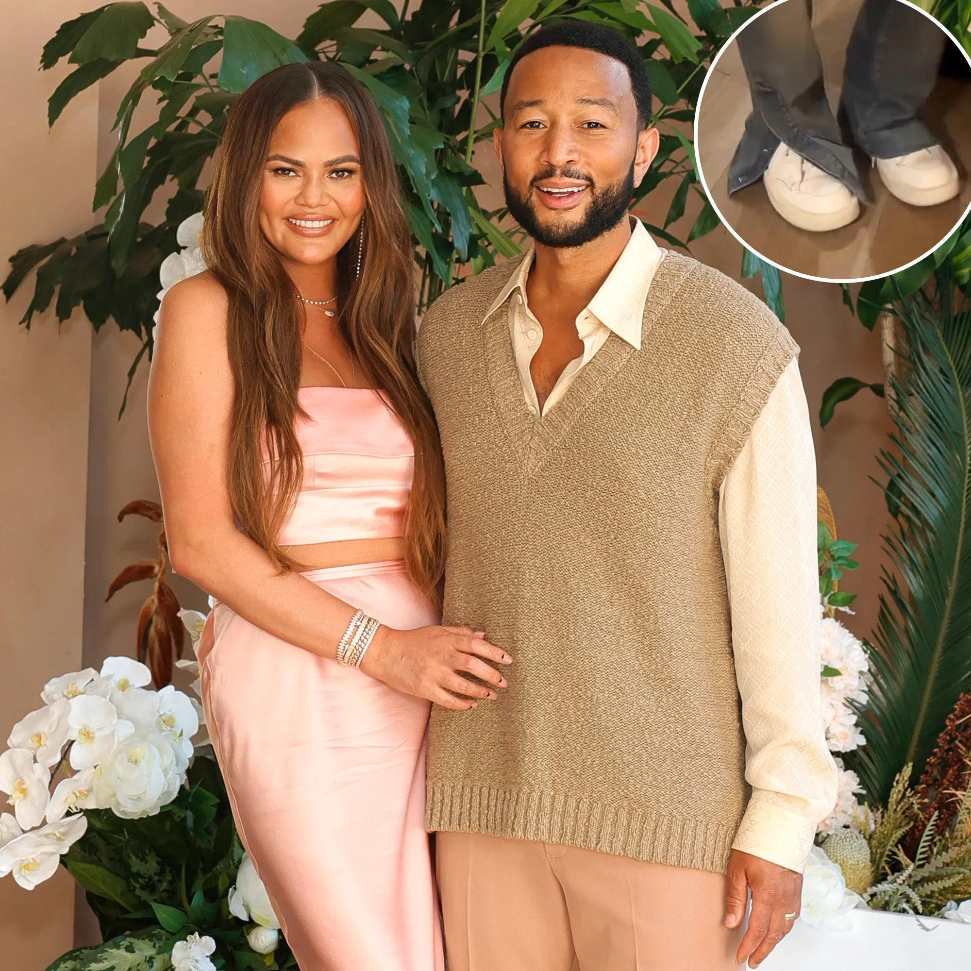 Chrissy Teigen Jokes About Roasting John Legend for Wearing Flared Jeans Before Going Viral