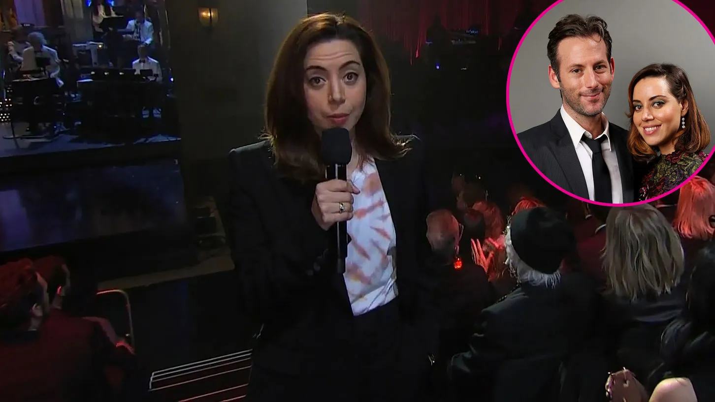 Promo How Aubrey Plaza SNL 50 Tie Dye Shirt Honors Late Husband 2