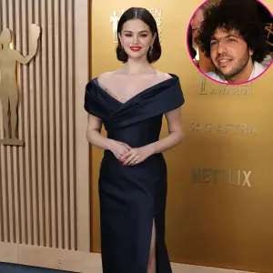 Promo Selena Gomez Attends the 2025 SAG Awards Without Fiance Benny Blanco